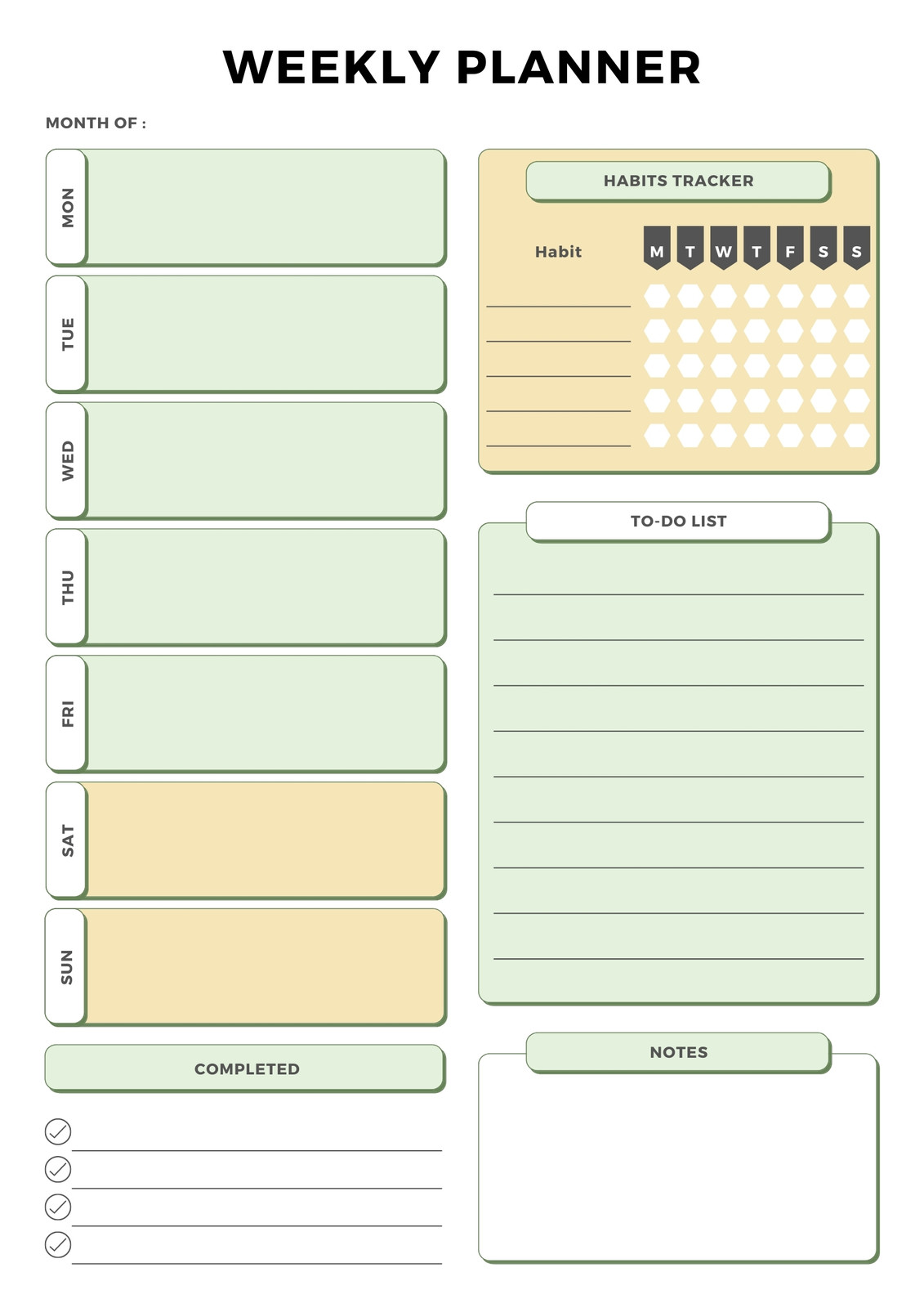 Detail Canva Planner Template Nomer 14