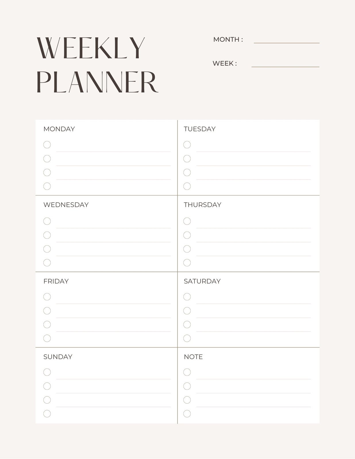 Detail Canva Planner Template Nomer 33