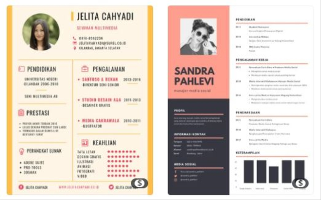 Detail Canva Template Cv Nomer 19