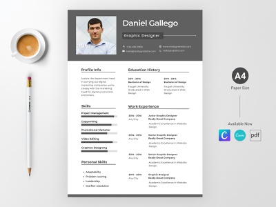 Detail Canva Template Cv Nomer 47