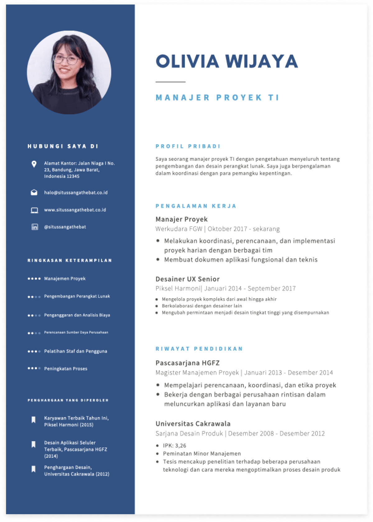 Detail Canva Template Cv Nomer 8