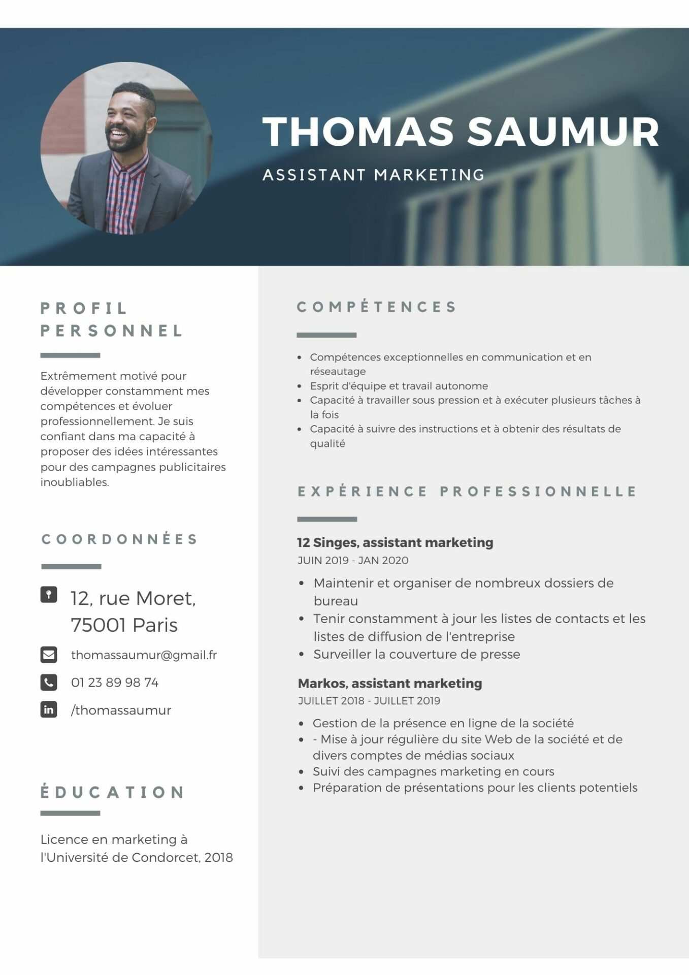 Detail Canva Template Cv Nomer 10