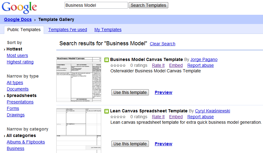 Detail Canvas Model Excel Template Nomer 34