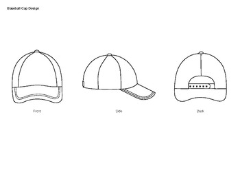 Detail Cap Design Template Nomer 2