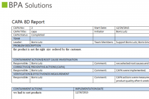 Detail Capa Report Template Nomer 18