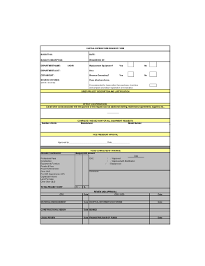 Detail Capex Request Form Template Nomer 2