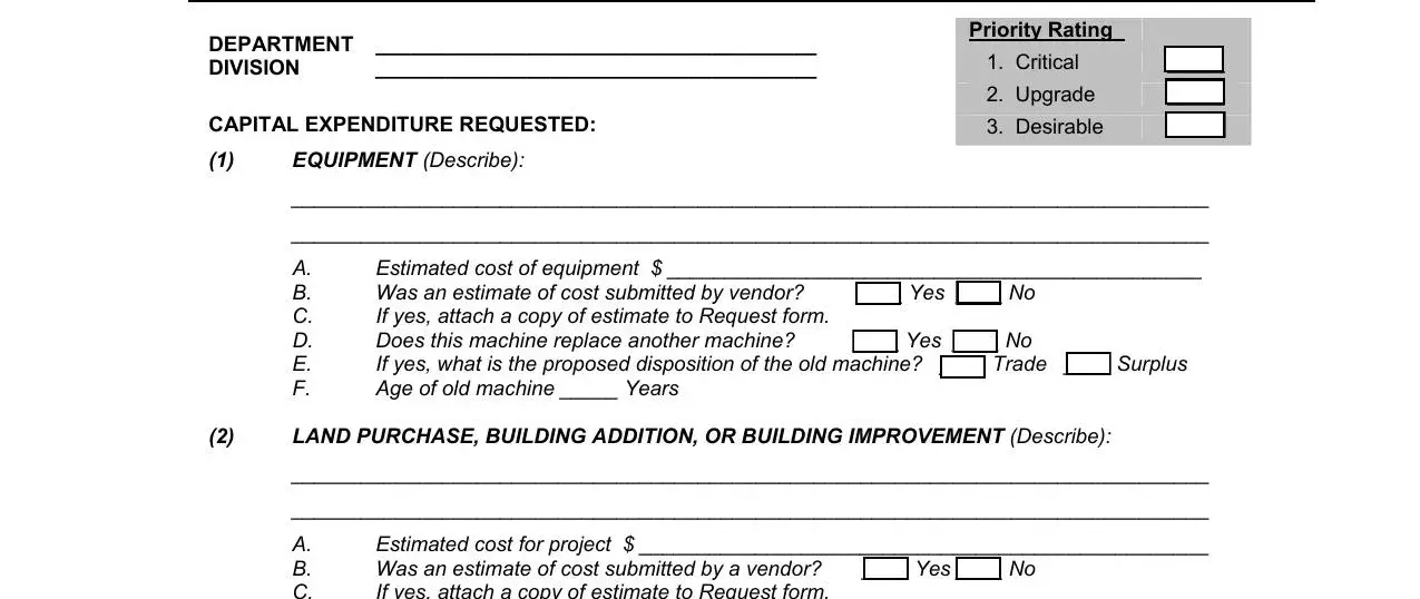 Detail Capex Request Form Template Nomer 45