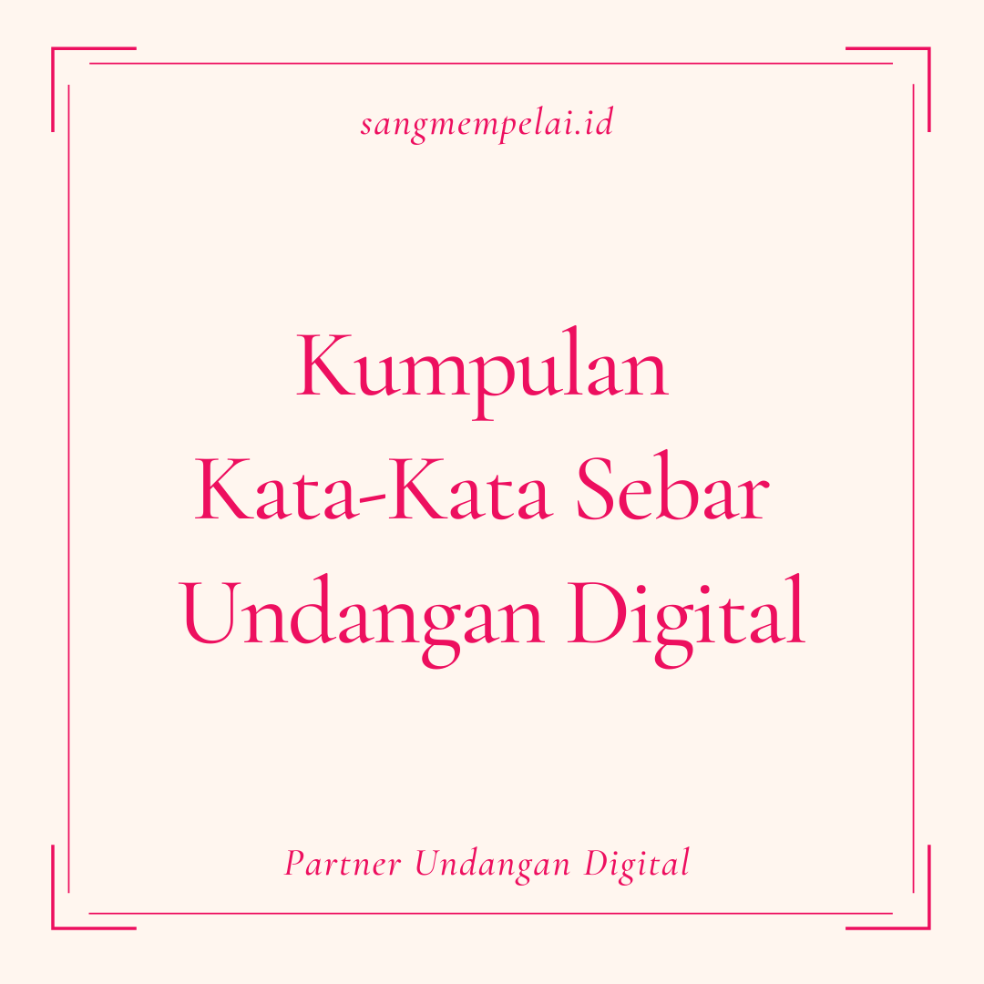 Detail Caption Undangan Pernikahan Online Nomer 4