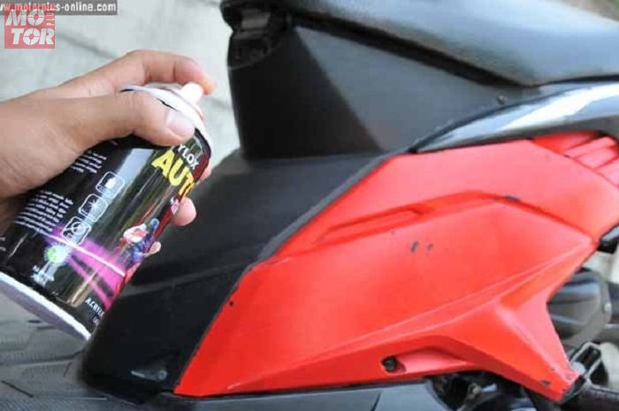 Detail Cara Airbrush Body Motor Dengan Pilox Nomer 9