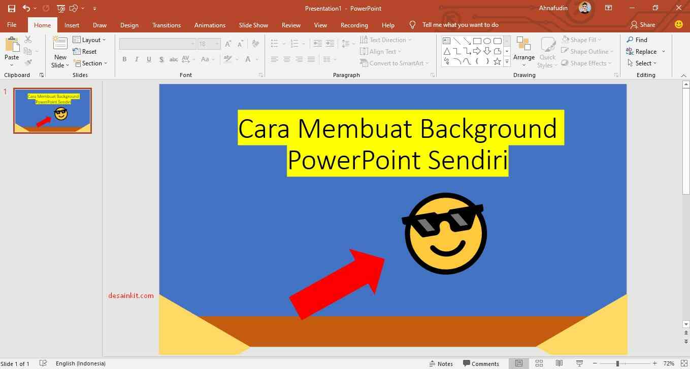 Detail Cara Background Ppt Dengan Gambar Nomer 12