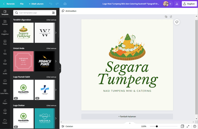 Detail Cara Bikin Logo Makanan Nomer 3