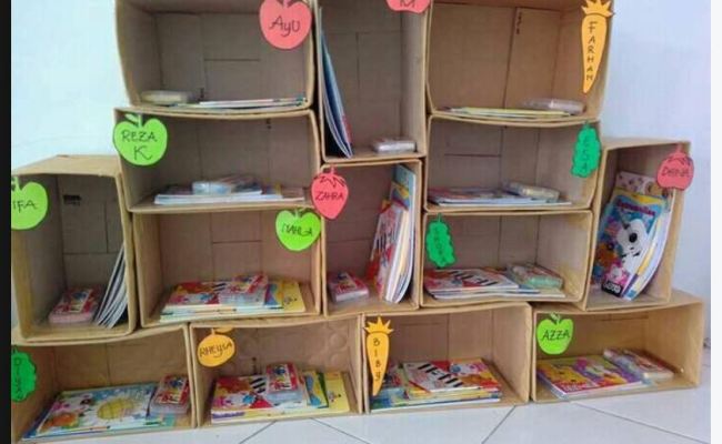 Detail Cara Bikin Rak Buku Dari Kardus Nomer 10