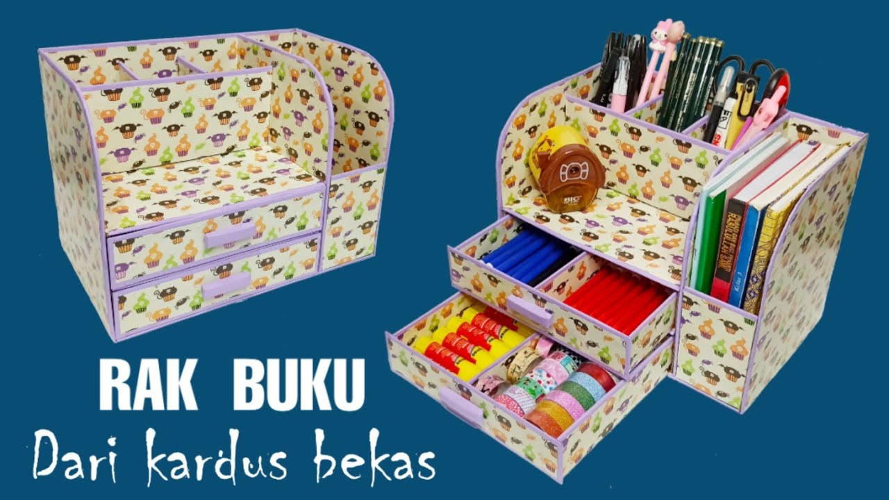 Detail Cara Bikin Rak Buku Dari Kardus Nomer 3