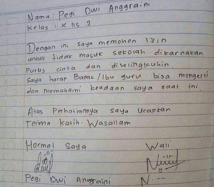 Detail Cara Bikin Surat Izin Sekolah Nomer 22