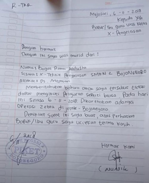 Detail Cara Bikin Surat Izin Sekolah Nomer 49