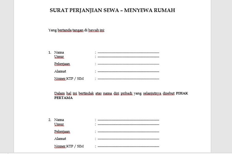 Detail Cara Bikin Surat Perjanjian Kerja Nomer 41