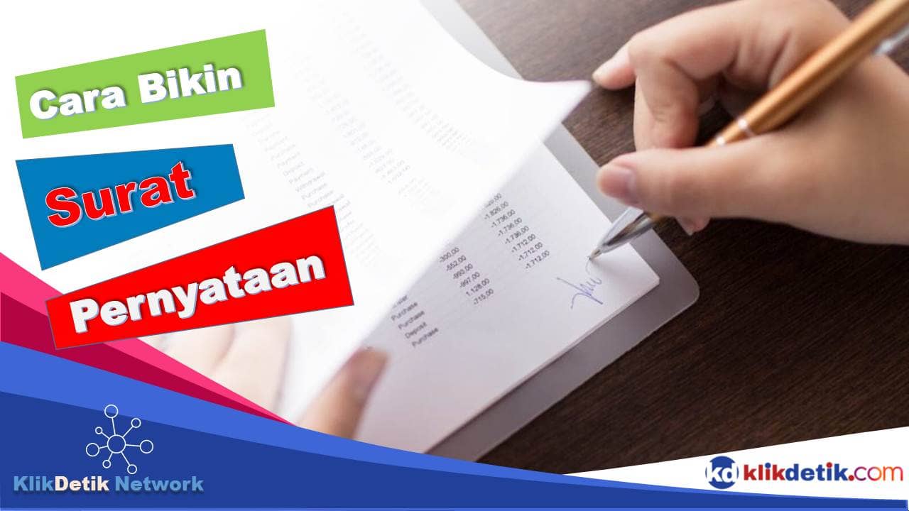 Detail Cara Bikin Surat Pernyataan Nomer 27