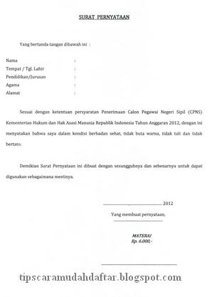 Detail Cara Bikin Surat Pernyataan Nomer 6