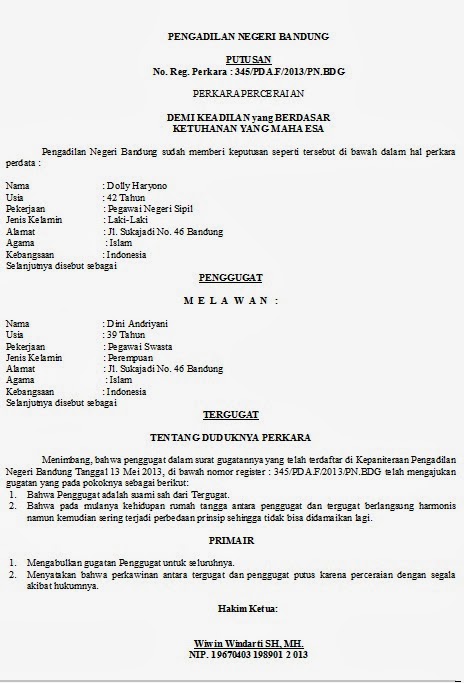 Detail Cara Bikin Surat Talak Nomer 11