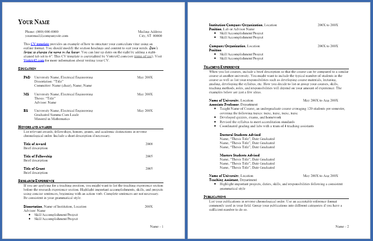 Detail Cara Bikin Template Cv Di Word Nomer 9