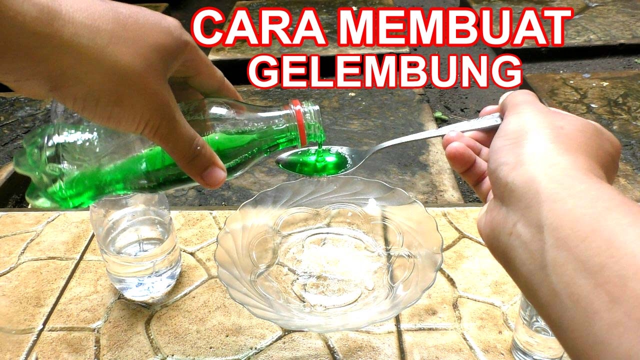 Cara Buat Bubble Dari Sabun - KibrisPDR