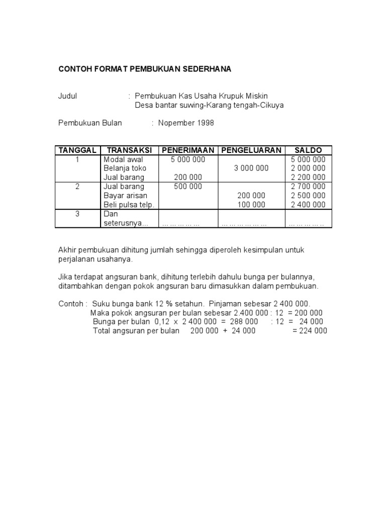 Detail Cara Buat Buku Arisan Bulanan Nomer 29