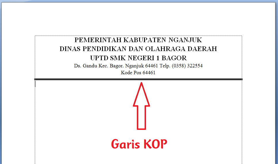 Detail Cara Buat Garis Kop Surat Nomer 10