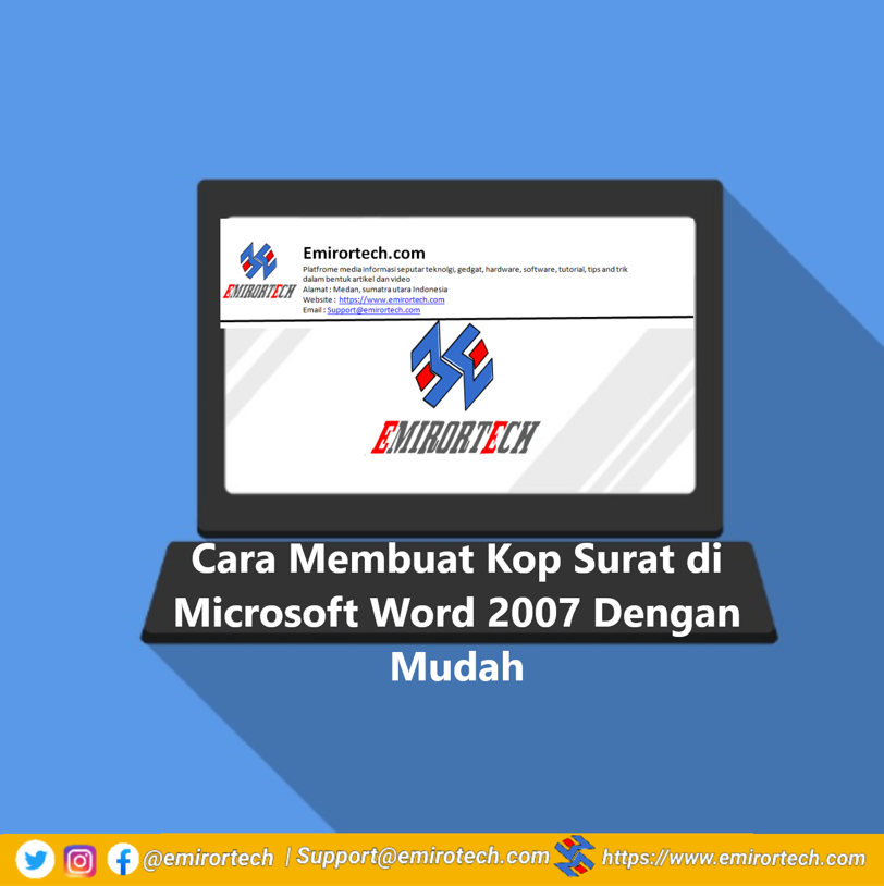 Detail Cara Buat Kop Surat Di Word 2007 Nomer 29