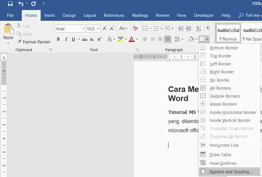 Detail Cara Buat Kop Surat Di Word 2010 Nomer 27