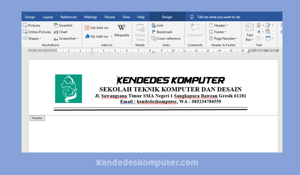 Detail Cara Buat Kop Surat Di Word 2010 Nomer 9