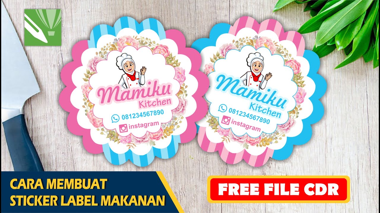 Detail Cara Buat Label Makanan Nomer 15