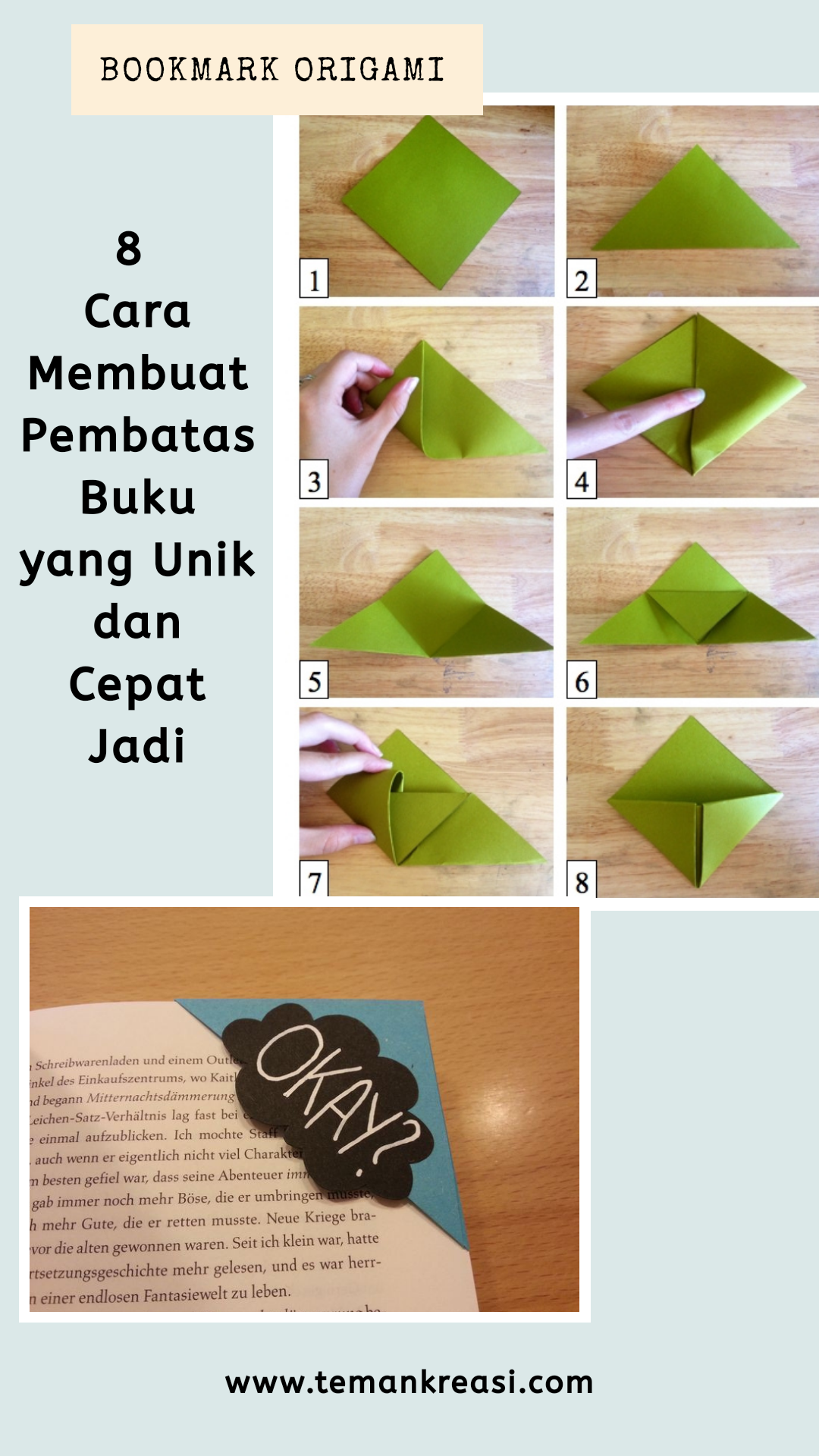 Detail Cara Buat Pembatas Buku Nomer 16