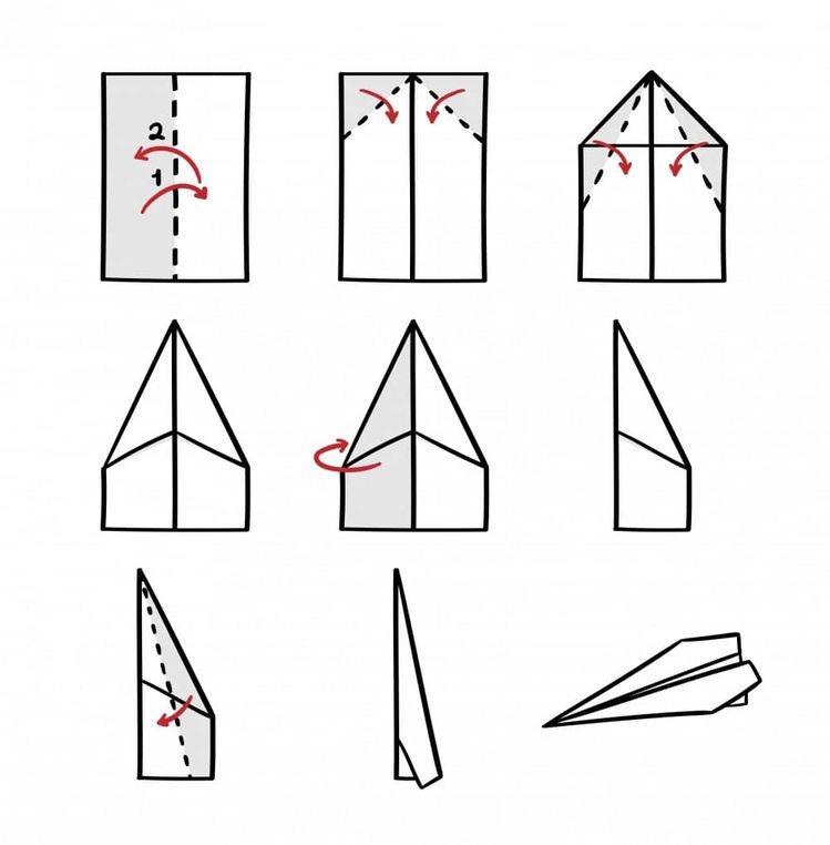 Detail Cara Buat Pesawat Dari Kertas Nomer 5