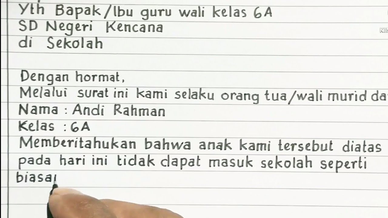 Detail Cara Buat Surat Nomer 42