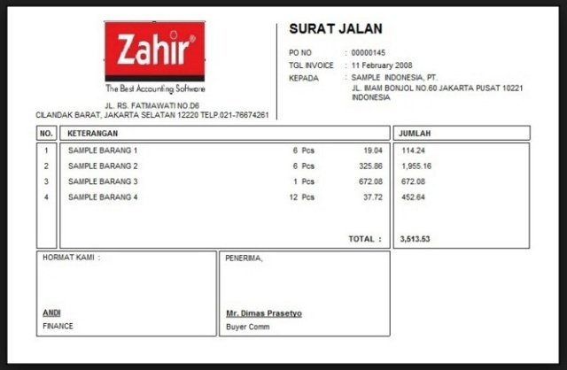 Detail Cara Buat Surat Jalan Nomer 24