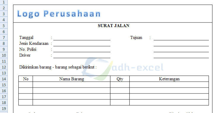 Detail Cara Buat Surat Jalan Nomer 25