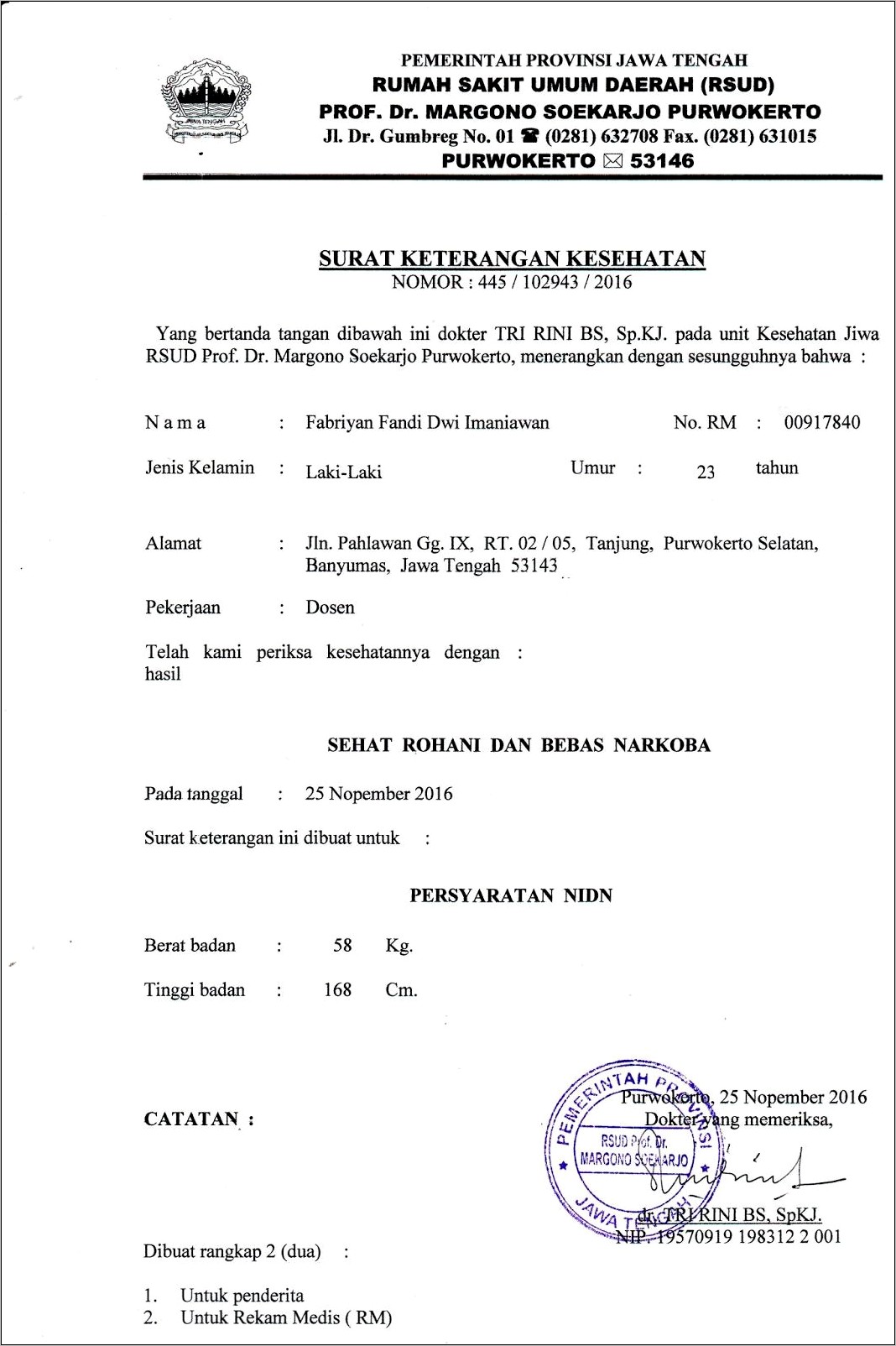 Detail Cara Buat Surat Keterangan Sehat Nomer 25