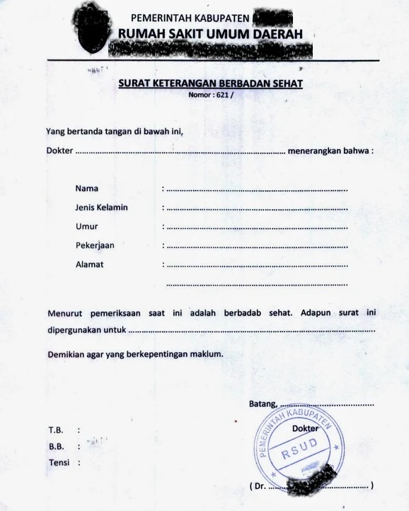 Detail Cara Buat Surat Keterangan Sehat Nomer 30