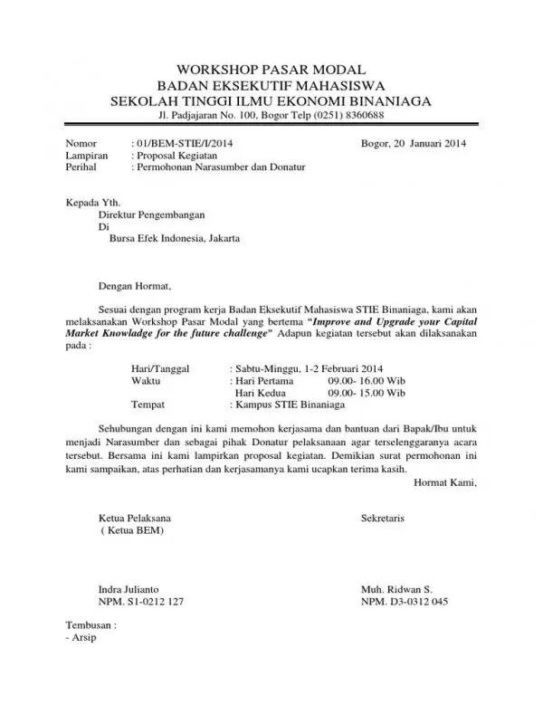 Detail Cara Buat Surat Permohonan Nomer 13