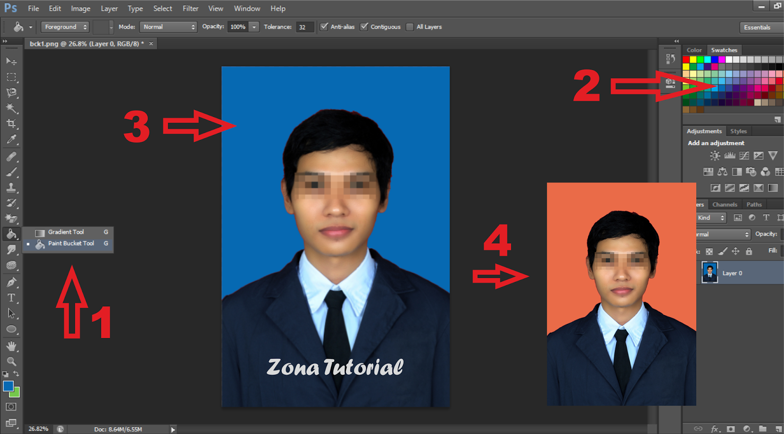 Detail Cara Cepat Ganti Background Foto Dengan Photoshop Nomer 5