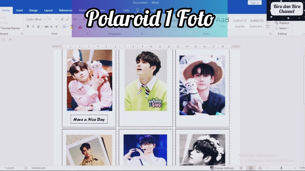 Cara Cetak Foto Polaroid - KibrisPDR