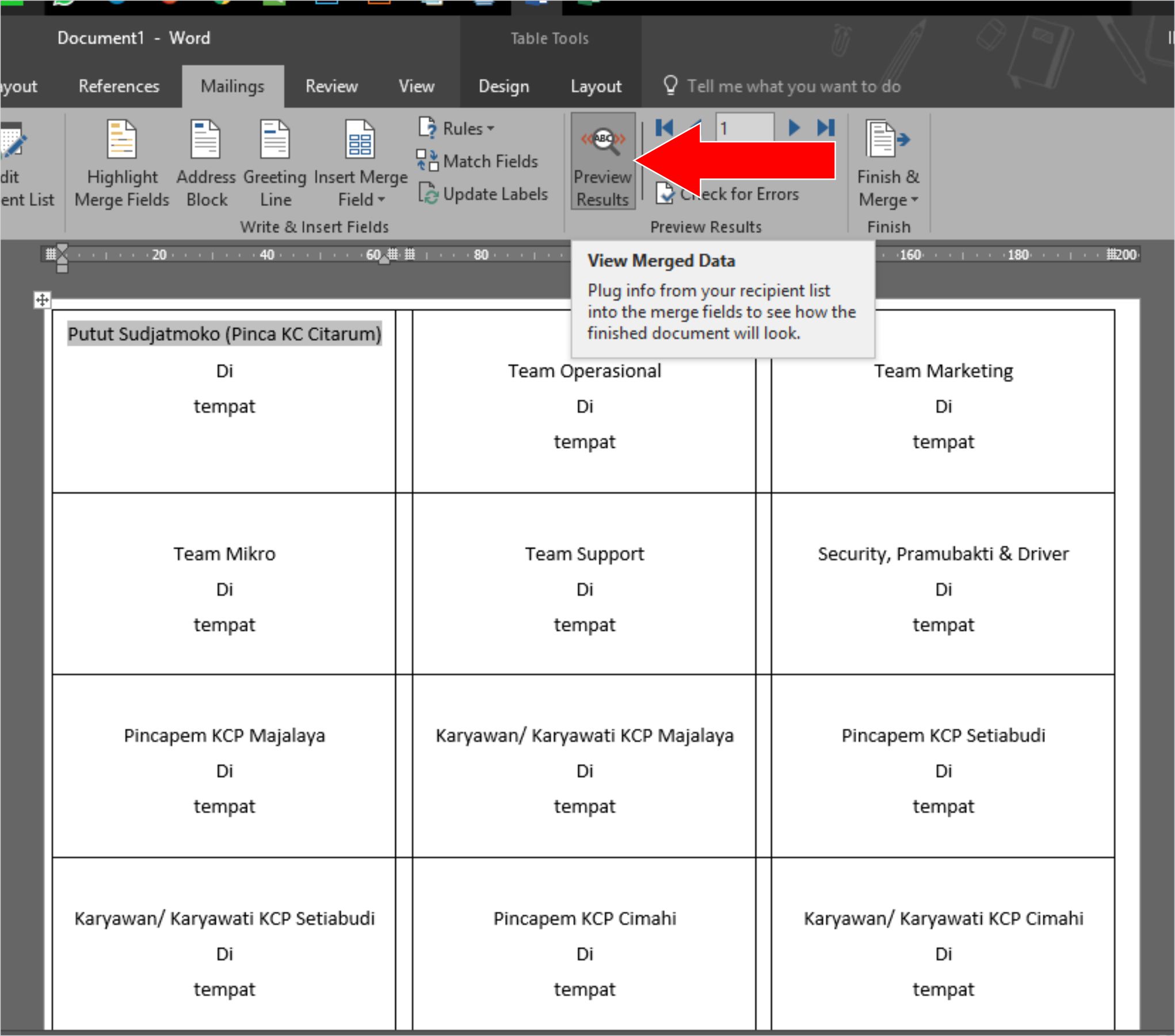 Detail Cara Cetak Nama Undangan Di Excel Nomer 14