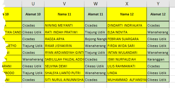 Detail Cara Cetak Nama Undangan Di Excel Nomer 20