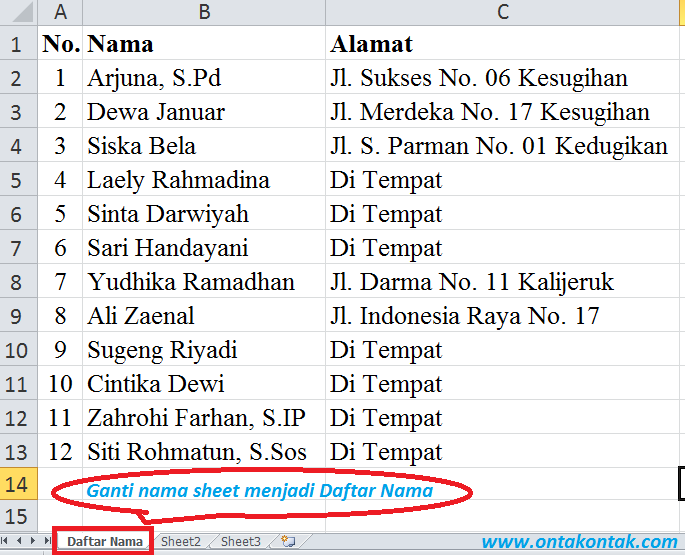 Detail Cara Cetak Nama Undangan Di Excel Nomer 33