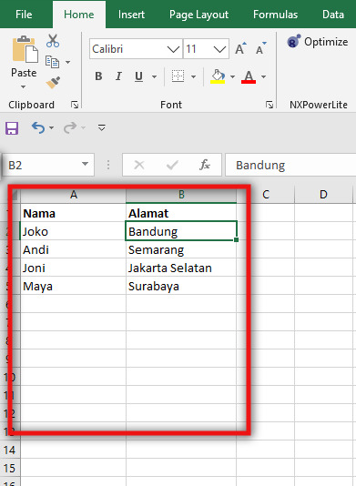 Detail Cara Cetak Nama Undangan Di Excel Nomer 38