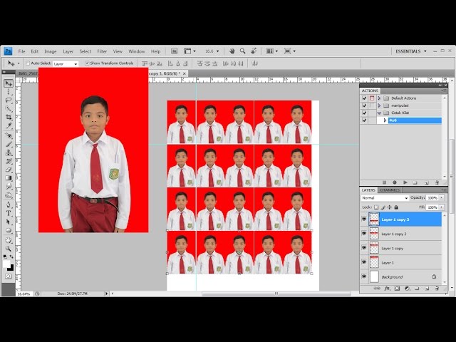 Detail Cara Cetak Pas Foto Di Photoshop Cs6 Nomer 4