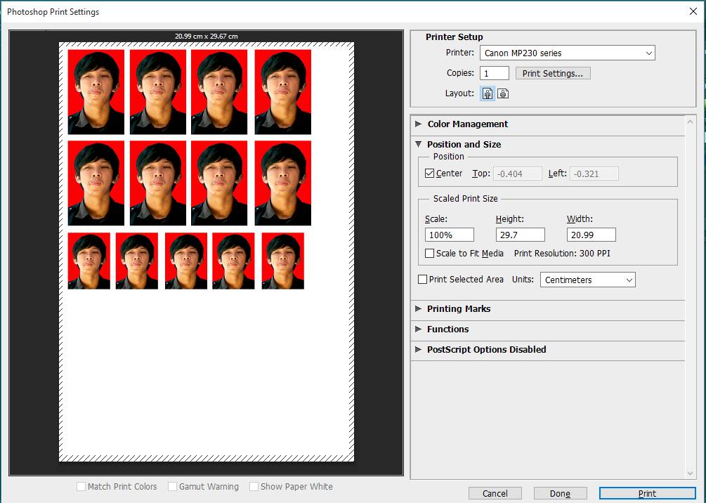 Detail Cara Cetak Pas Foto Di Photoshop Cs6 Nomer 10