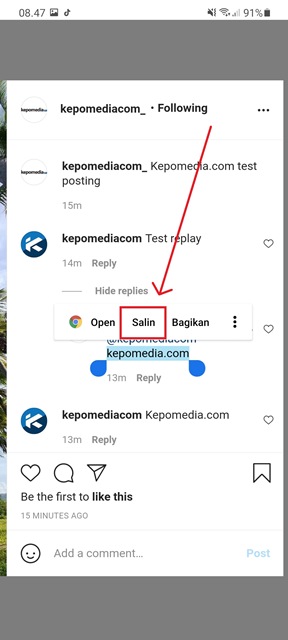 Detail Cara Copas Foto Di Instagram Nomer 25