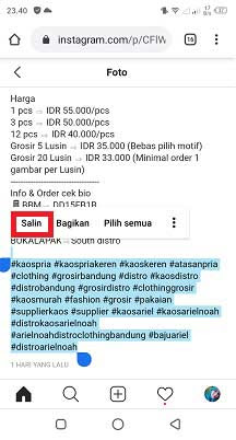 Detail Cara Copas Foto Di Instagram Nomer 26