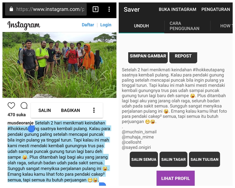 Detail Cara Copas Foto Di Instagram Nomer 2